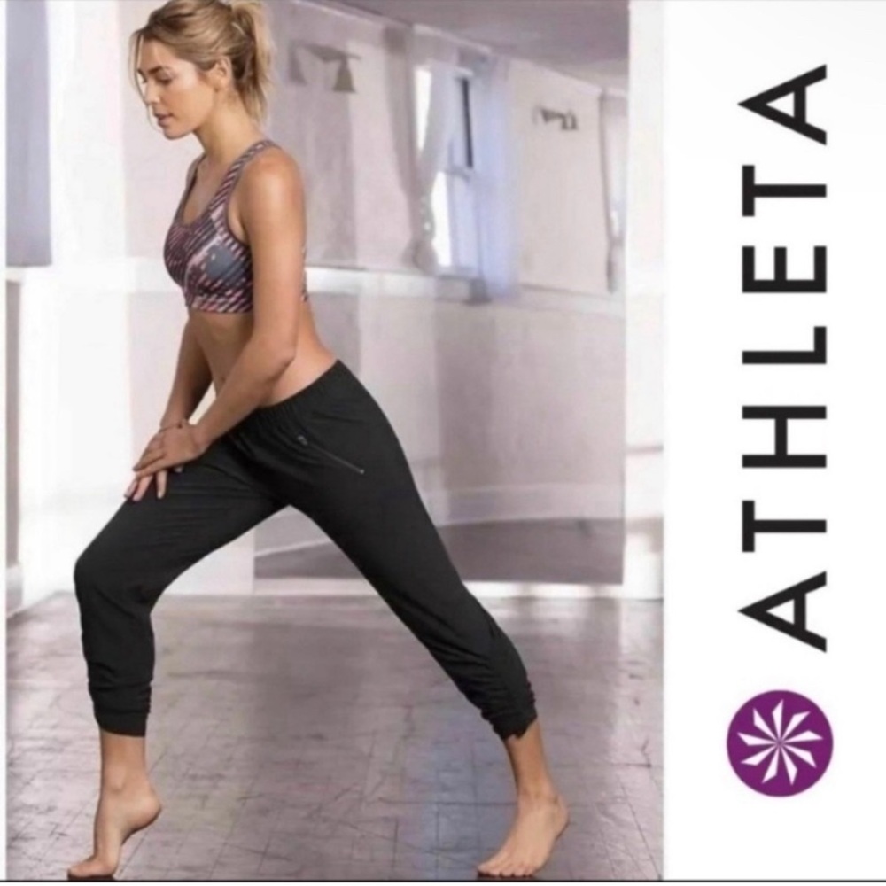 Athleta black jogger pants